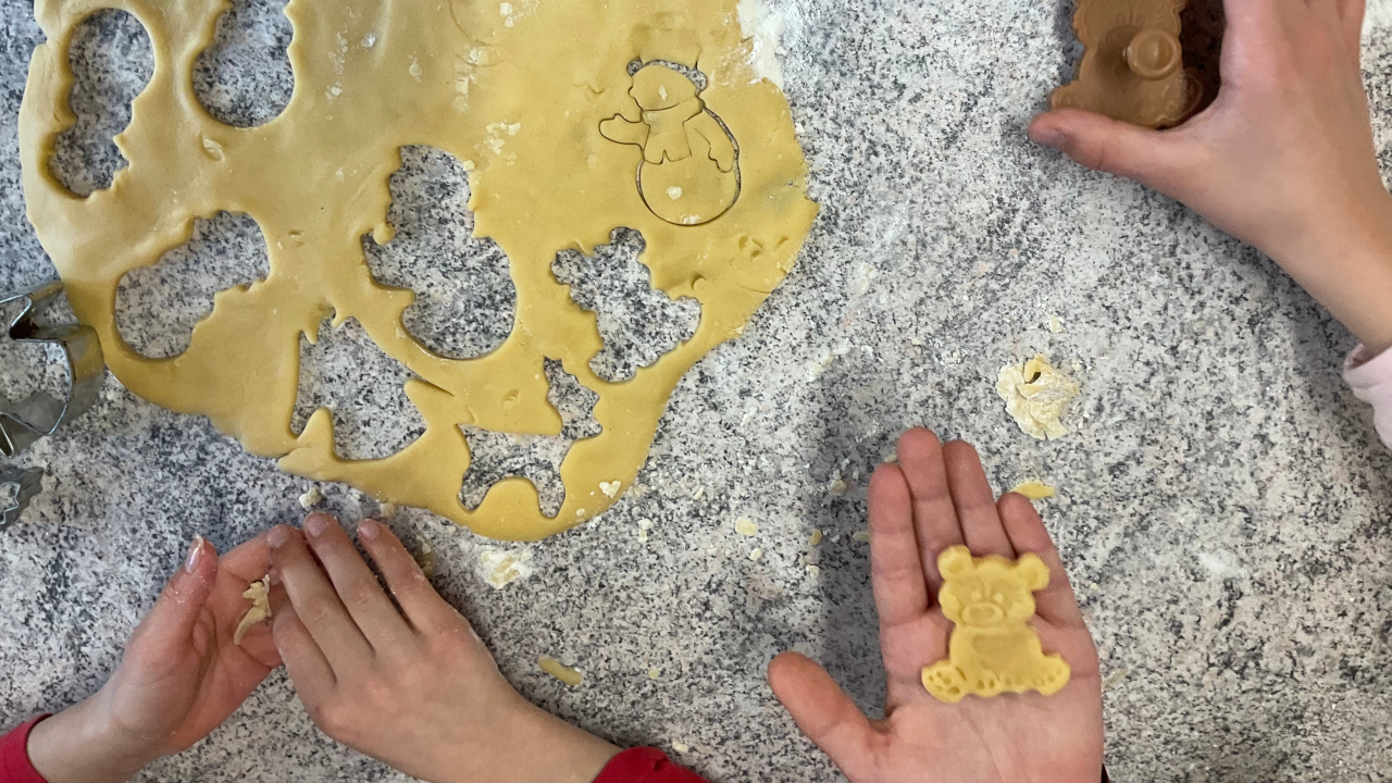 Back- und Bastelaktion zwischen WRS und DGS