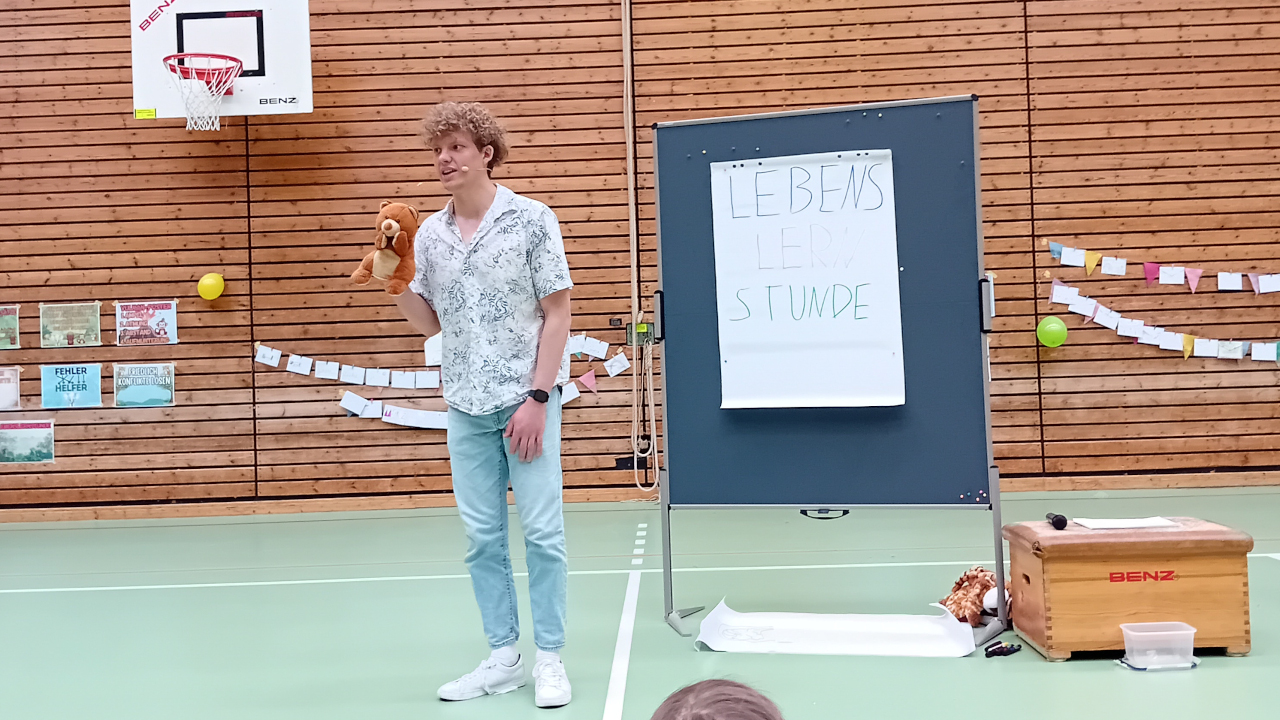 Selbstvertrauensworkshop bei Samuel Kolb