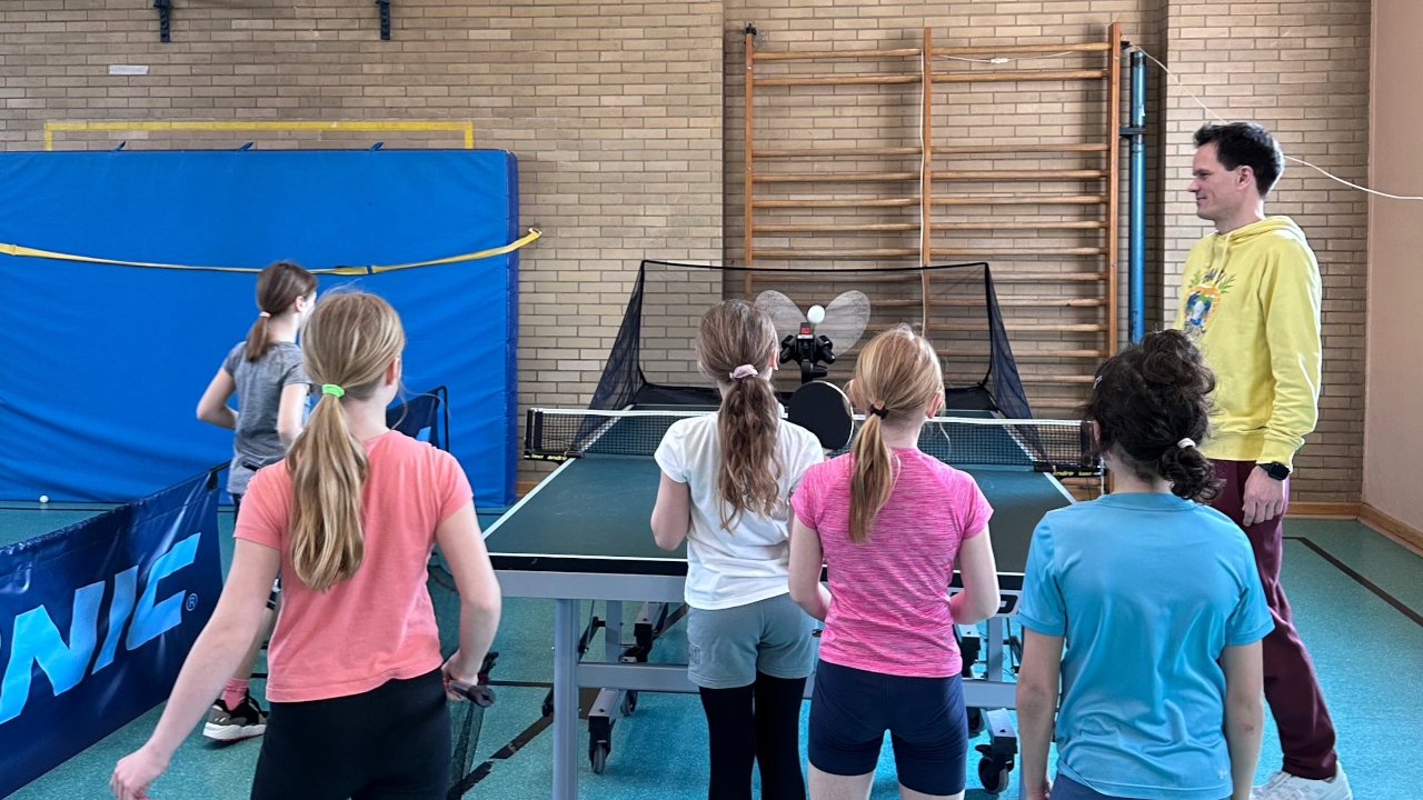 Tischtennis Schnuppertraining für die 3. Klassen